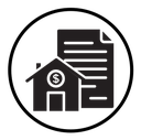 Mortgage loan icon
