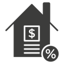 Mortgage rate icon