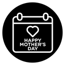 Mothers day calendar icon