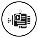 Motor Black Filled icon
