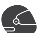 Motorcycle helmet 2 3 icon