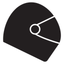 Motorcycle helmet icon