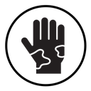Mottled skin icon