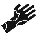 Mottled skin icon