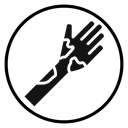 Mottled skin icon
