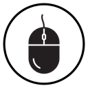 Mouse Black Filled icon