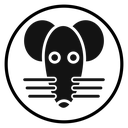 Mouse animal Black Filled icon