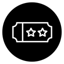 Movie ticket icon