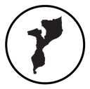 Mozambique map icon
