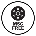 MSG Free Molecule Badge Black Filled icon