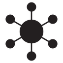 Multichannel marketing icon