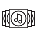 Music collection icon