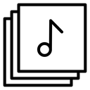 Music collection icon