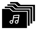 Music collection icon