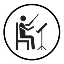 Music conductor icon