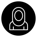 Muslim woman icon