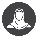 Muslim woman icon