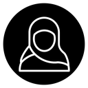 Muslim women icon
