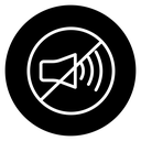 Mute sound icon
