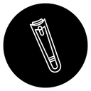 Nail Clipper Black Filled icon