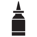 Nasal spray bottle icon