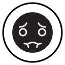 Nauseated emoji icon