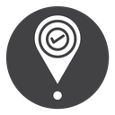 Navigation pin icon