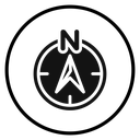 Navigator arrow Black Filled icon