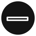 Negative sign icon