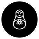 Nesting dolls 3 icon