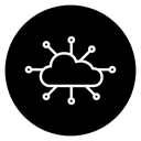 Network cloud 2 icon