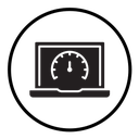 Network speed test icon