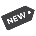 New Ribbon Black Filled icon