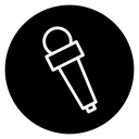 News microphone icon