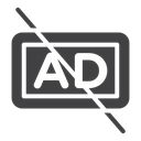 No audio description icon