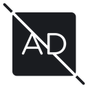 No audio description 3 icon