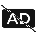 No audio description 4 icon