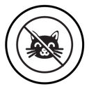 No cats allowed icon