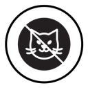 No cats allowed icon