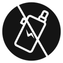 No Electronic Vaping icon