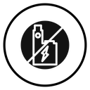 No Electronic Vaping icon