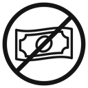 No money icon