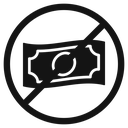 No money icon