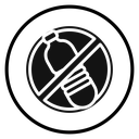 No plastic bottle icon