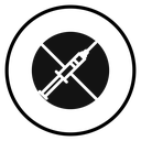 No vaccine icon