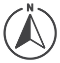 North icon