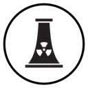 Nuclear power plant icon
