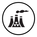 Nuclear power plant icon