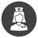 Nurse Black Filled icon