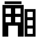 Office buildings icon